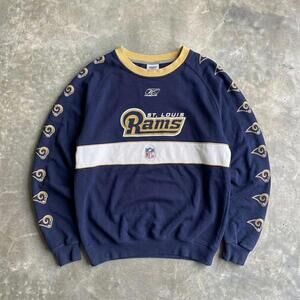 Vintage St Louis Rams Reebok Long Sleeve Shirt NFL